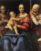 Cesare da Sesto Holy Family with St Catherine oil painting on canvas